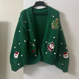 Heavy Christmas cardigan